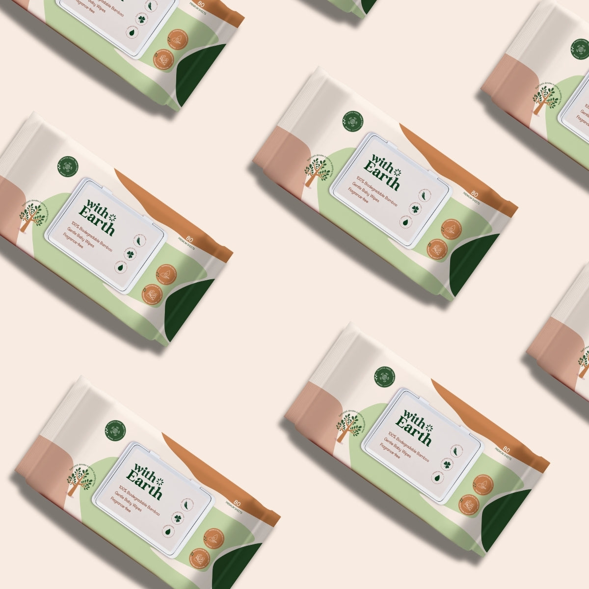 100% Biodegradable Bamboo Gentle Baby Wipes | Fragrance-free